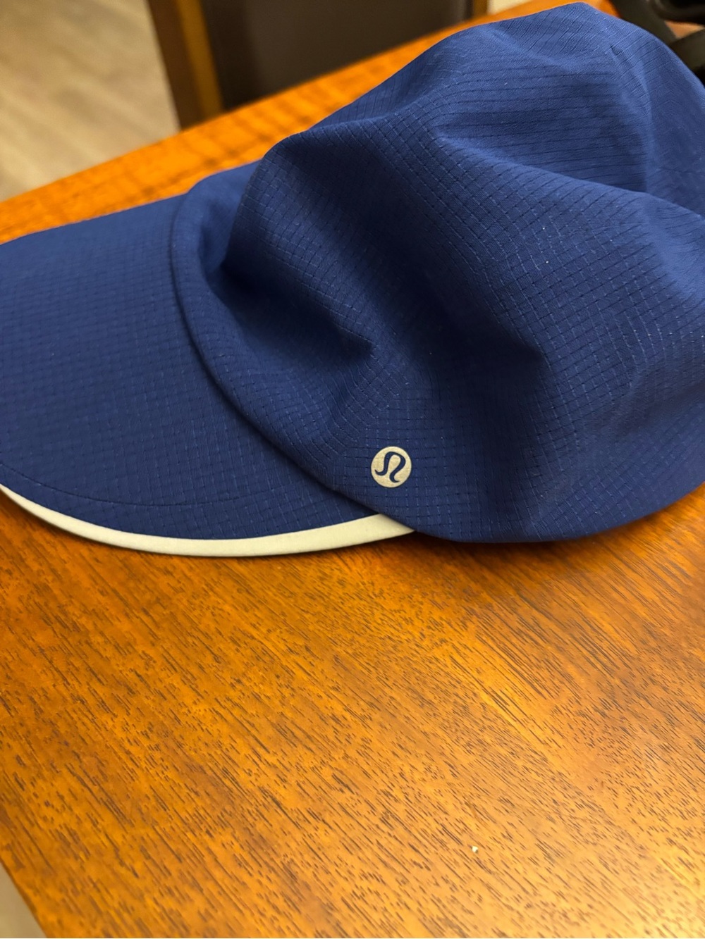 lululemon athletica Navy Blue Cap with White Trim